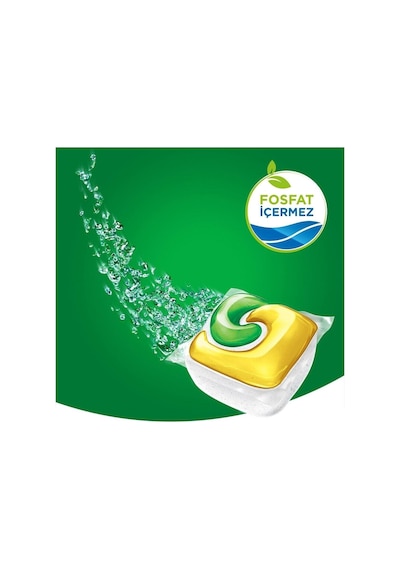 Fairy Hepsi Bir Arada 100 Yıkama Bulaşık Makinesi Deterjanı Kapsülü Limon Kokulu