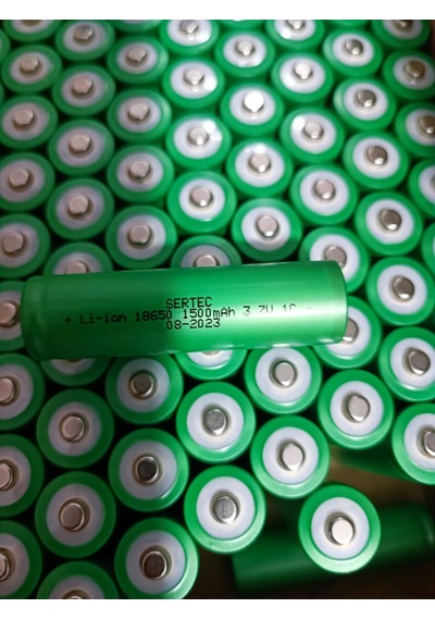 2 Adet-1500 Mah 3.7v 18650 Li-ıon Şarjlı Pil