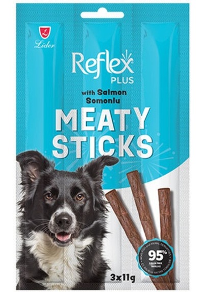 Reflex Plus Meaty Sticks Somonlu Tahılsız Köpek Ödül Çubuğu 3 x 11 G