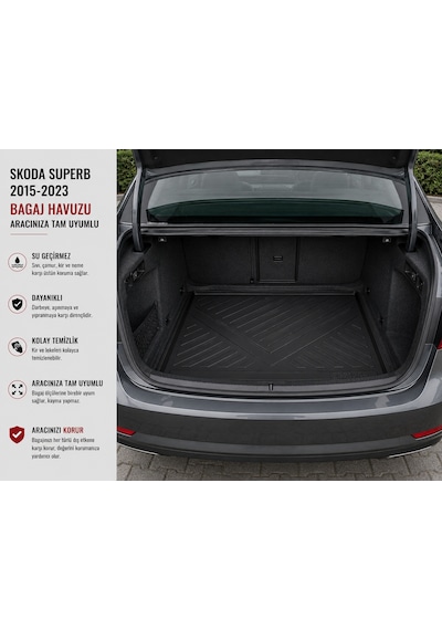 Skoda Superb 2015-2023 Arası Bagaj Havuzu