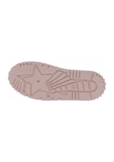 Dgn 020-22k Kadin Kalin Taban Bağcikli Dikiş Detayli Sneakers Ayakkabi 020-2252-R0152 Bej