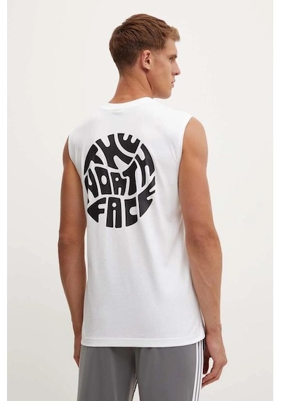 The North Face Oversıze Festıval Square Tank Erkek Atlet Tişört Nf0a87f1fn41 Beyaz