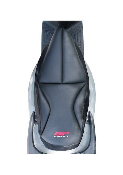 GP Kompozit Honda SH 125 2024-2025 Uyumlu Fileli Motosiklet Konfor Sele Kılıfı Siyah
