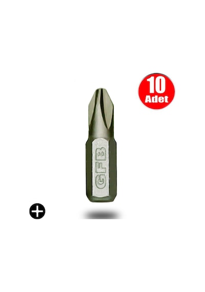Gfb Bits Yıldız Uç Vidalama Matkap Ucu Ph2 X 25mm - 10 Adet