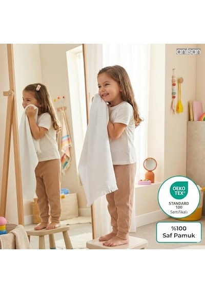 Tr 6 Li Jelena El Havlusu Seti 50x90 Cm - Yuzde 100 Pamuk Puskullu Havlu Yumusak Ve Emici Otel Spa Banyo Mutfak Icin Oek Diğer