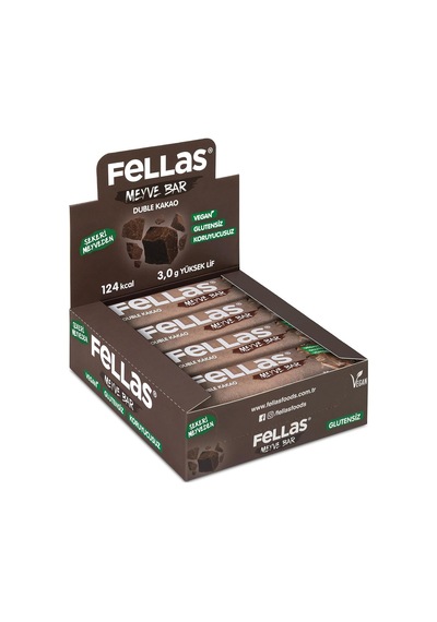 Fellas Meyve Bar, Duble Kakaolu, 35gr X 12 Adet