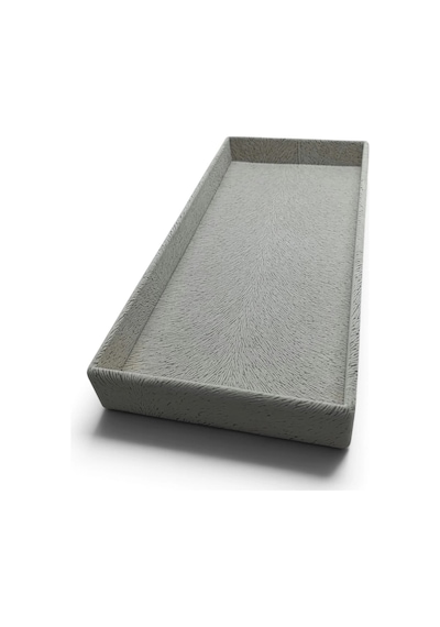 Yeni Model Kadife Kumaş Krem Renk 38,5 Cm / 18,5 Cm Servis Takı Organizeri