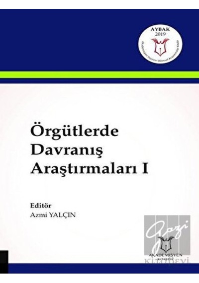 Örgütlerde Davranış Araştırmaları 1