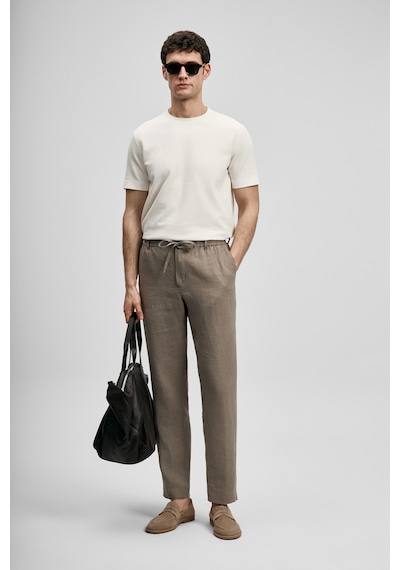 Lufian Karl Smart Erkek Chino Pantolon Slim Fit Toprak Toprak 111190363100495