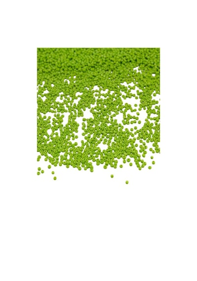 Mat Fıstık Yeşili 11/0 2 Mm Kum Boncuğu 100 Gr