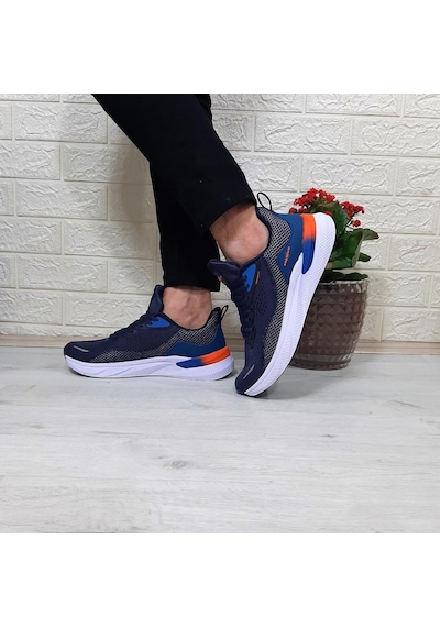 M.p 1603 Lacivert Kaymaz Rahat Koşu Erkek Spor Ayakkabı 001
