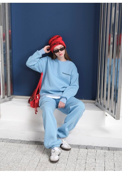Fonna Fashion Esf-2304 Bayan Eşofman Takım Mavi