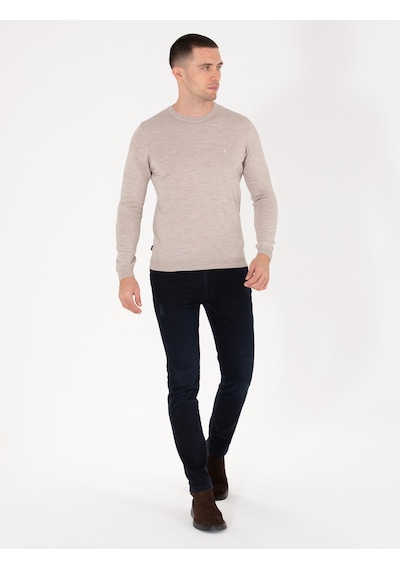 Pierre Cardin Erkek Taş Kazak /triko 50257301-vr049 TAŞ