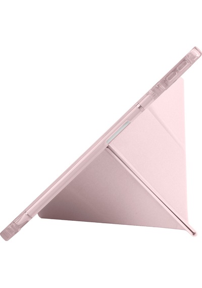 Huawei Matepad 11 İnç Uyumlu Standlı Uyku Modlu Kalemlikli Trifolding Fuchsia Tablet Kılıfı Kılıf