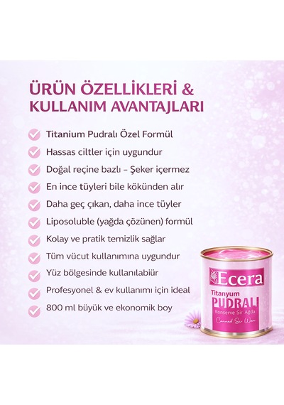 Ecera Konserve Sir Ağda Titanyum