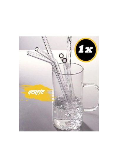 Tekli Cam Pipet Hijyenik Bulaşık Makinesinde Yıkanan Eğimli Pipet Beyaz