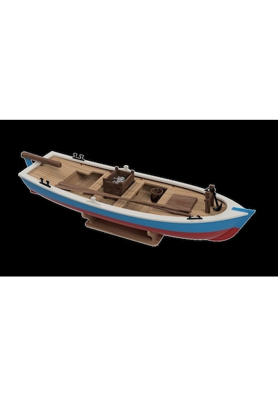 Türk Model 1/35 201 Balıkçı Teknesi, 18 Cm. Ahşap Model Kiti-55343