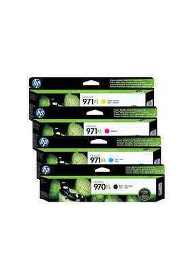 Hp 971Xl Kartuş Hp 970Xl Kartuş 4 Lü Set Tüm Renkler