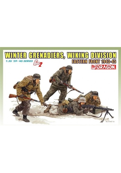 1/35 Kış Bombacıları Viking Tümeni Asker Figür Maketi, Dragon 6372