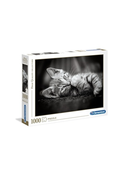 Clementoni 1000 Parça High Quality Yetişkin Puzzle - kitty