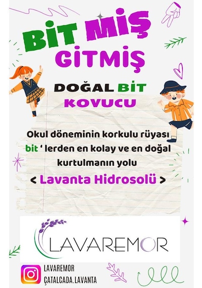 Lavaremor Doğal Lavanta Yağlı Hidrosol Sprey 100 ML
