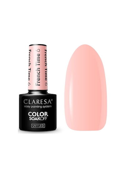Claresa Kalıcı Oje French Time Yarı Şeffaf Nude Pembe 06 5gr