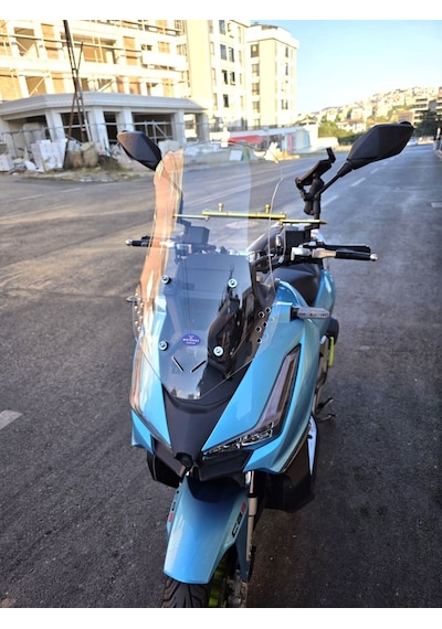 Motocam Apache Ventro 150 Ön Cam 2022-2026 Model 55cm Şeffaf Renkli 4mm Kısa