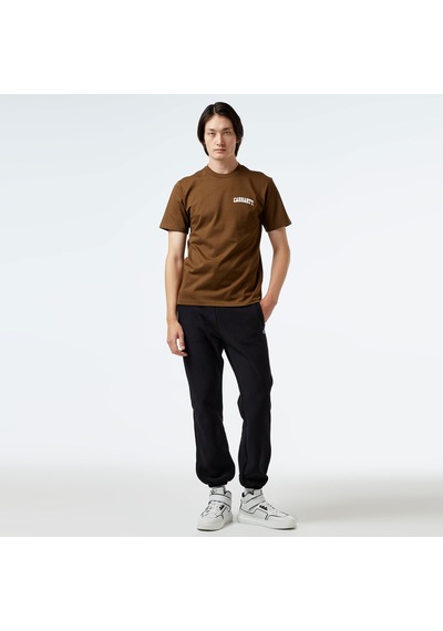 Carhartt Wıp S/s University Script Erkek Kahverengi T-shirt