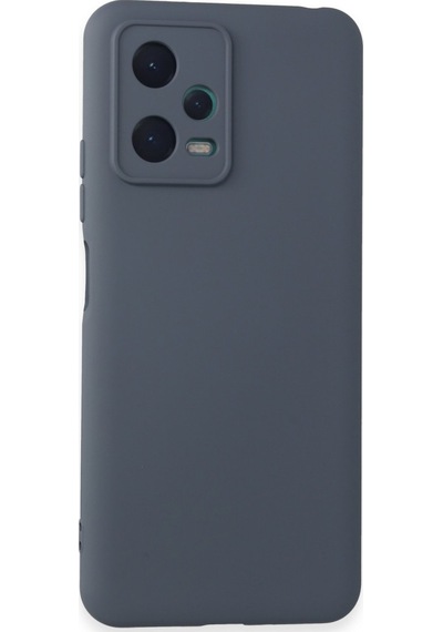 Xiaomi Redmi Note 12 5g Uyumlu Kılıf Nano İçi Kadife Silikon - Gri