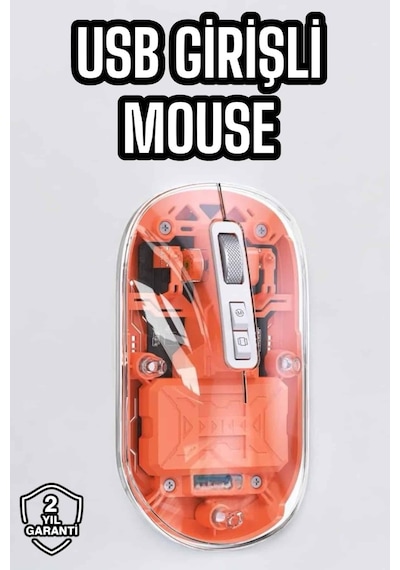 Sessiz Kablosuz Usb Girişli Mouse Fare Yüksek Performanslı Standart