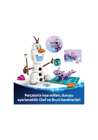 LEGO® ǀ  Disney Princess Karlar Ülkesi Olaf ve Bruni Piknik Eğlencesi 43287 – 7 Yaş ve Üzeri Çocuklar için Oyuncak Yapım Seti(478P)