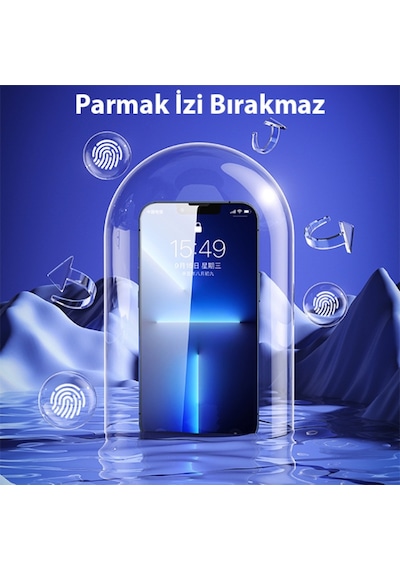 Gor Apple Uyumlu iPhone 13 Pro Max Darbe Emici Ekran Koruyucu Jelatin 5 Adet Şeffaf (120379436)