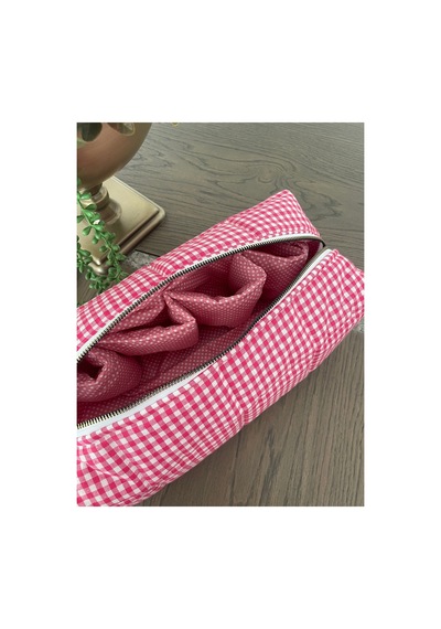 Airwrap Uyumlu Tüm Saç Şekillendiriciler İçin Bölmeli Düzenleyici Çanta Pembe