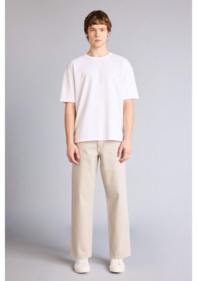 Defacto Loose Fıt Pantolon Bej
