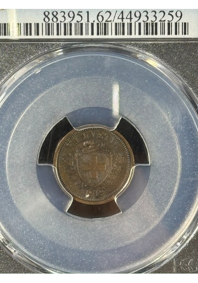 Pcgs Ms62bn 1913 B İsviçre 1rap Sertifikalı Nfc Çipli Özel Koleksiyon Parası
