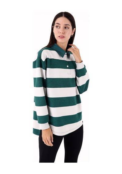 Scorp Luxe Kadın Casual Sweatshirt Yeşil Standart Çok Renkli