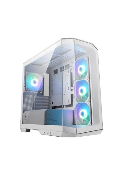 Msı Mag Pano M100r Pz Argb Fanlı Beyaz Micro Atx Oyuncu Kasası