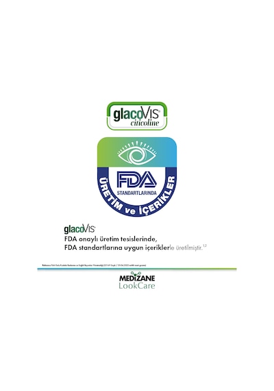 Medizane LookCare GlacoVIS Citicoline Gıda Takviyesi 30 Kapsül