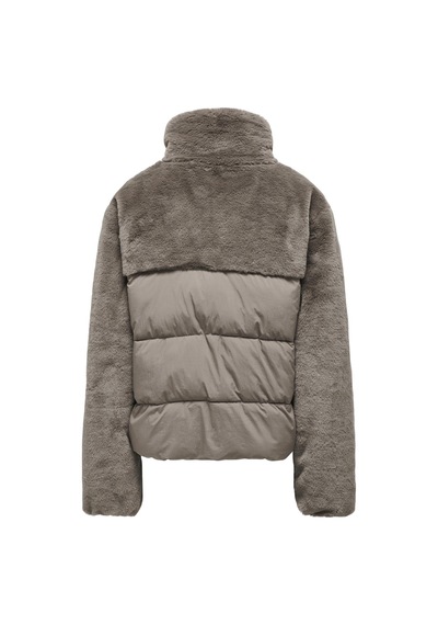 Only Onlwanja Fur Puffer Mıx Jacket Cc Otw A.haki15292945 Cok Renkli Çok Renkli