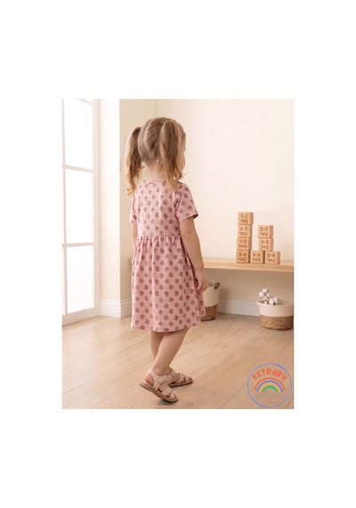 Ketbaby %100 Pamuklu Çiçek Desenli Yeni Sezon Kız Çocuk Elbise 1-6 Yaş Yazlık Konfor Serisi Pembe Pembe Ketbaby %100 Pamuklu Çiçek Desenli Yeni Sezon Kız Çocuk Elbise 1-6 Yaş Yazlık Konfor Serisi Pembe Pembe