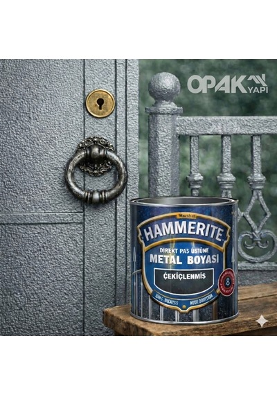 Hammerite Çekiçlenmiş Gümüş Gri 0,75l