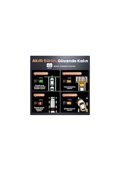 Getalink Android Usb 1080p Adas Destekli Araç İçi Kamera