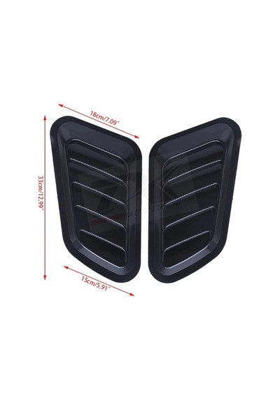 Audi A3 Logo Ön Kaput Glossy Black Air Flow Rüzgarlık