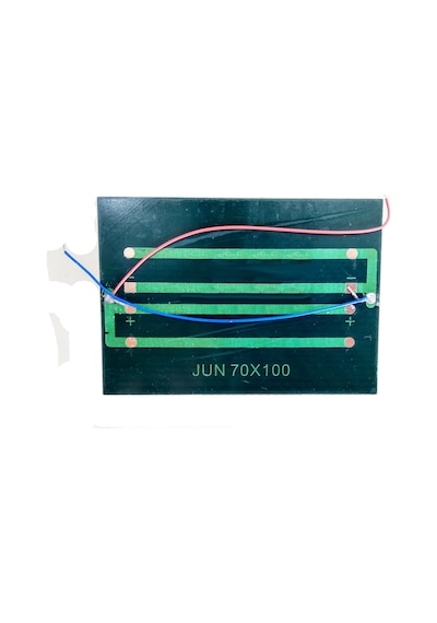 Küçük Mini Güneş Paneli 7cmx10cm 6 Volt Uç Kablolu