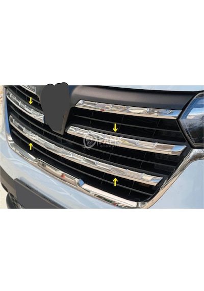 Renault Trafic Ön Panjur - Krom 3 Parça 2021-2024