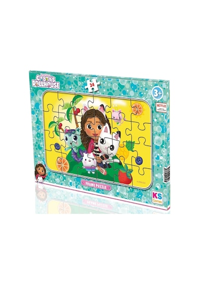 Ks Games 24 Parçalık Frame Puzzle - Gabby Dollhouse - Gb704-1