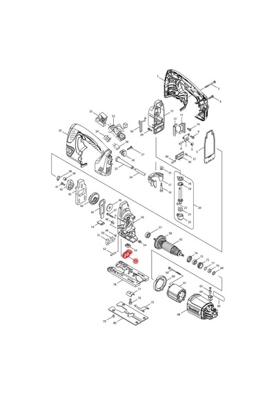 Makita 4350CT Bıçak Dayama Ürün Kodu 153334-1