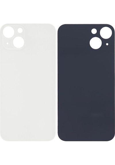 Apple Uyumlu iPhone 13 Beyaz Arka Kapak Batarya Kapağı Pil Kapağı Beyaz