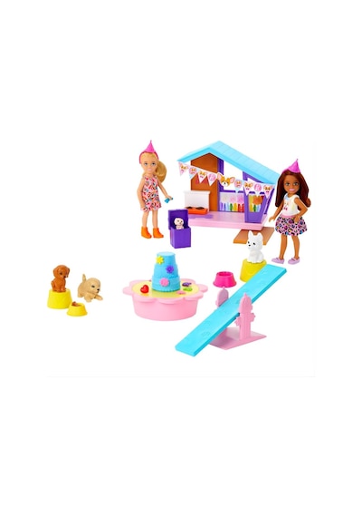 Barbie Chelsea Köpekçiğin Doğum Günü Oyun Seti Hjy88