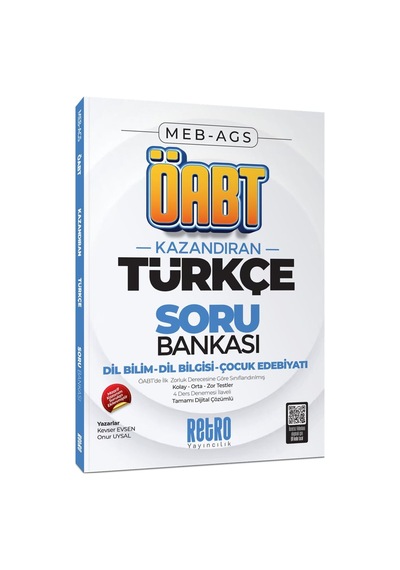 2025 Meb Ags Kazandıran Türkçe Öğretmenliği Dil Bilim / Bilgisi Çocuk Edebiyatı Soru Bankası Retro
